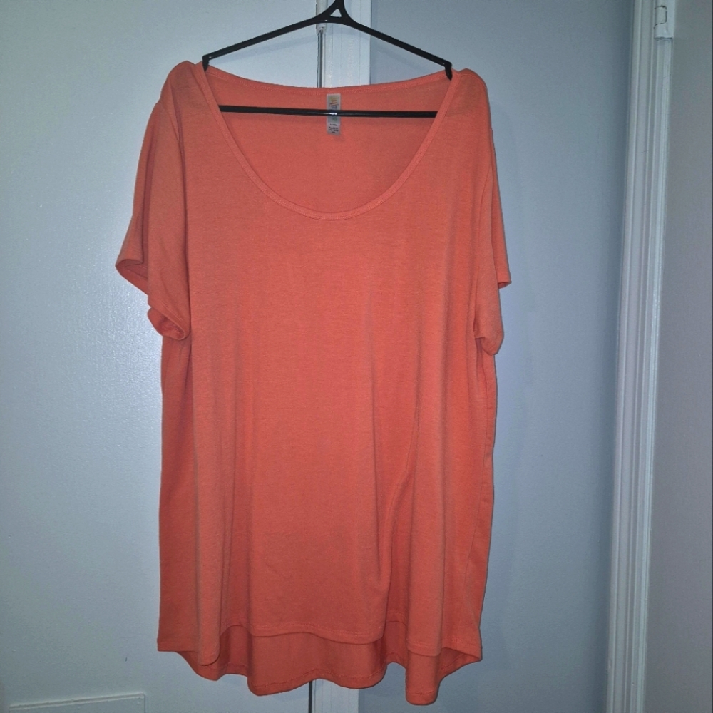 Lularoe Size 2XL Orange Women's Perfect T Top
